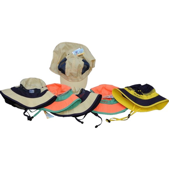 Assorted lot of (6) Panama Jack Bucket Kids Hats Size 4-6x(Read description plz)
